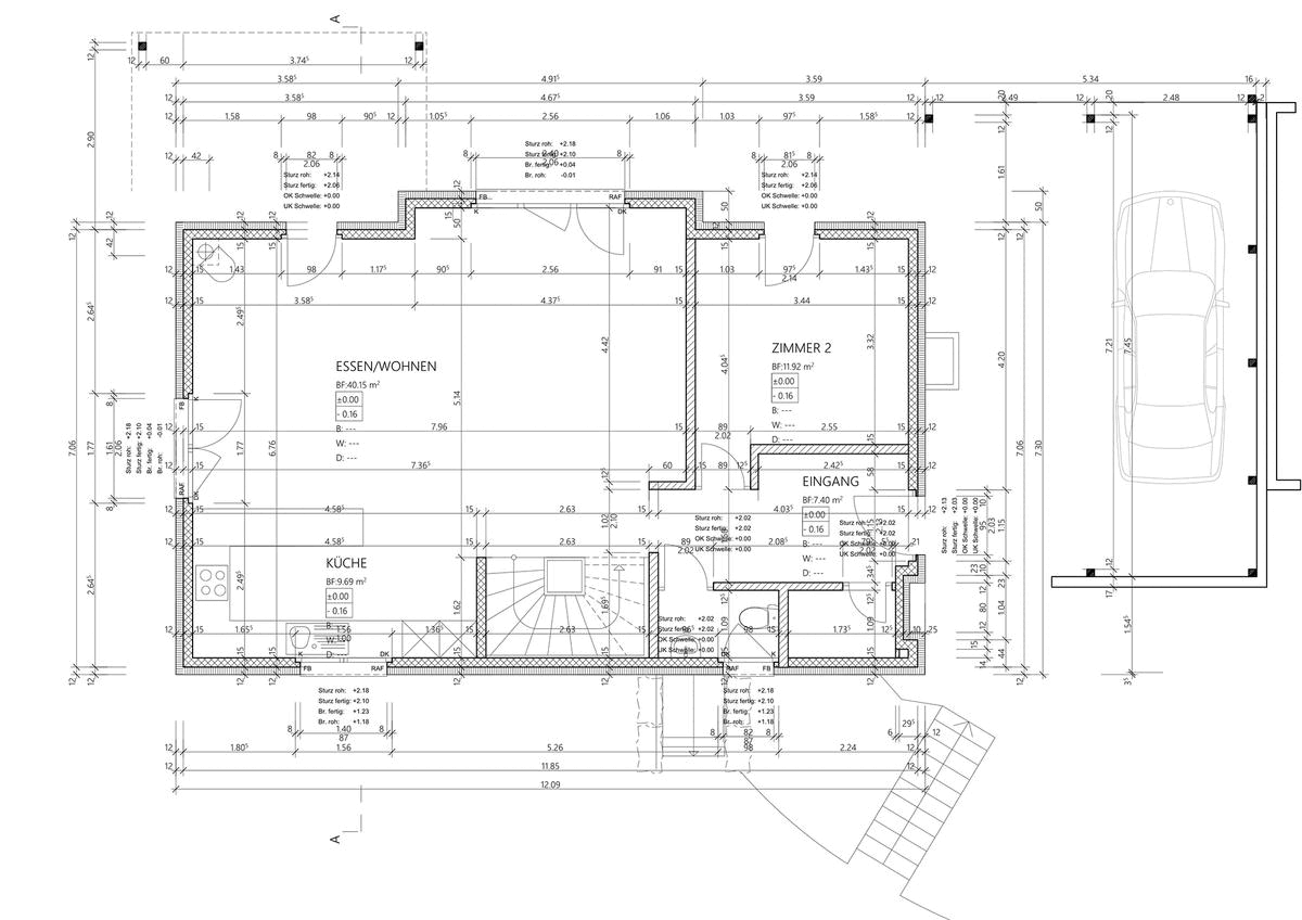 Vorher/Nachher Animation: Aus PDF-Plan wird editierbare CAD-Datei